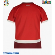Camisa de Futebol Suíça Equipamento Principal Europeu 2024 Manga Curta